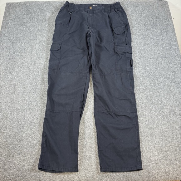 5.11 Tactical Other - 5.11 Tactical Pants Mens 36x34 (Fits 32x33) Navy Blue Taclite Pro Ripstop Cargo